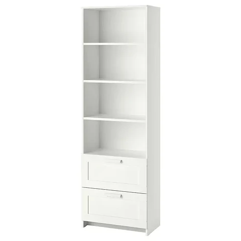 Shelf, white BRIMNES