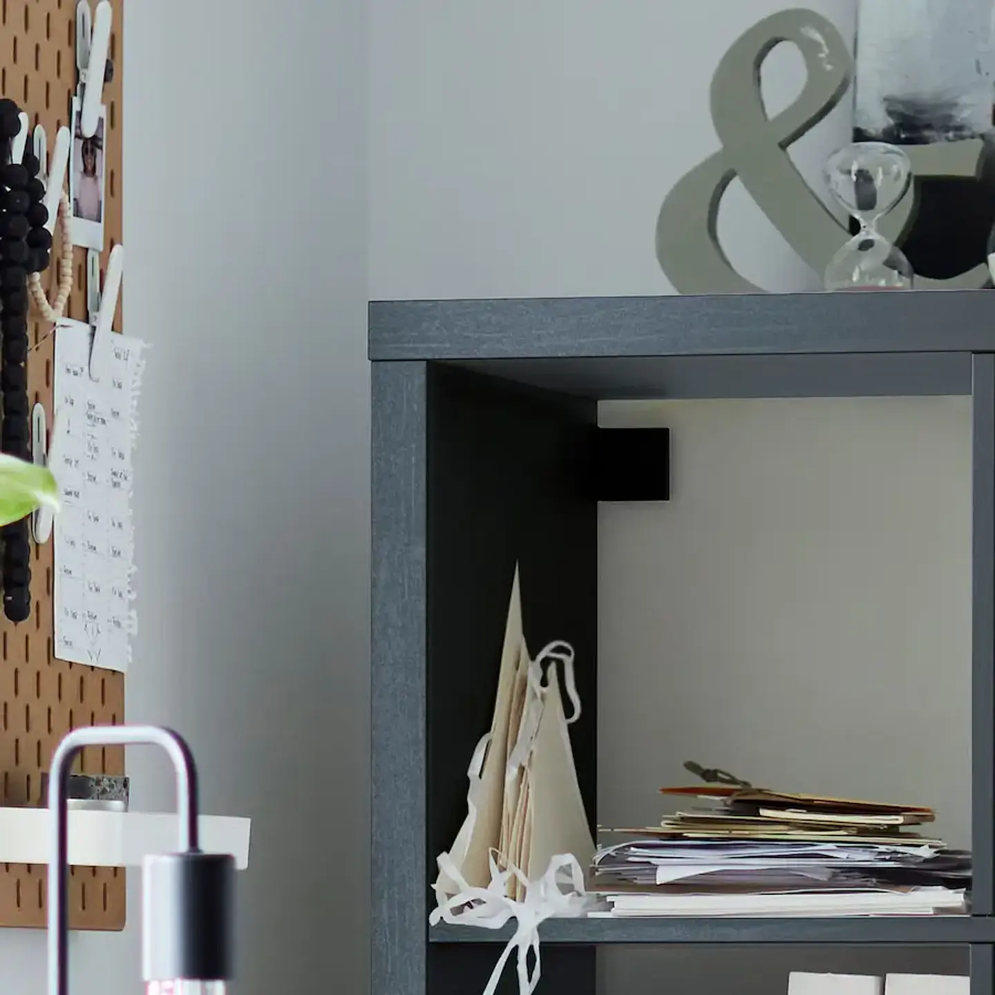 Furniture combination with drawers, black KALLAX 3