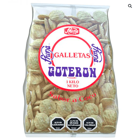 GALLETA GOTERON COCO - 1KG