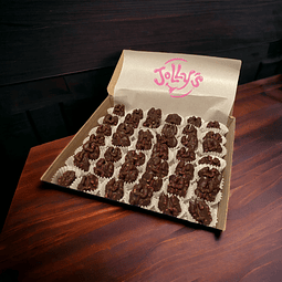 Caja de Nueces bañadas en Chocolate