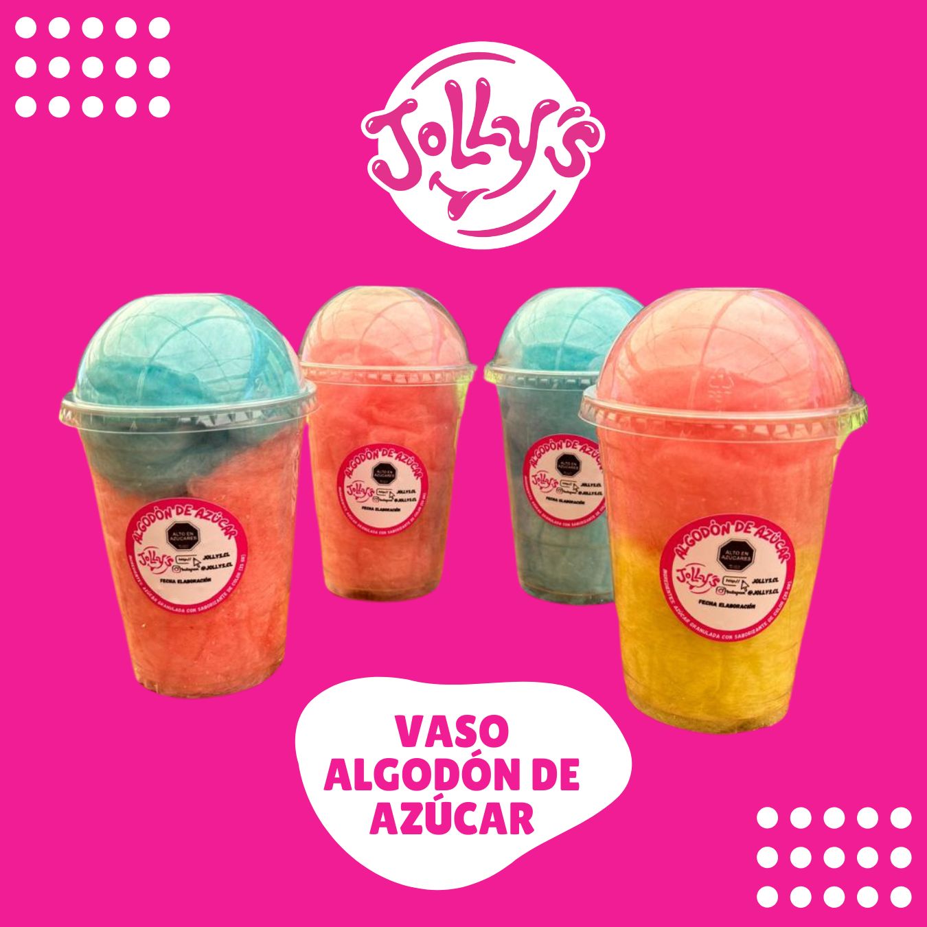Algodón de Azúcar - Vaso 16oz