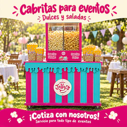 Carrito Cabritas / Popcorn - Eventos/Presencial