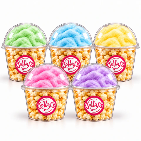 Mix Vaso Algodón de Azúcar y Cabritas - 9oz