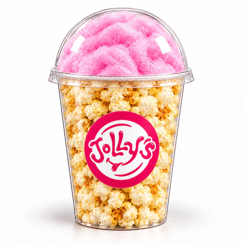 Mix Vaso Algodón de Azúcar y Cabritas - 12oz