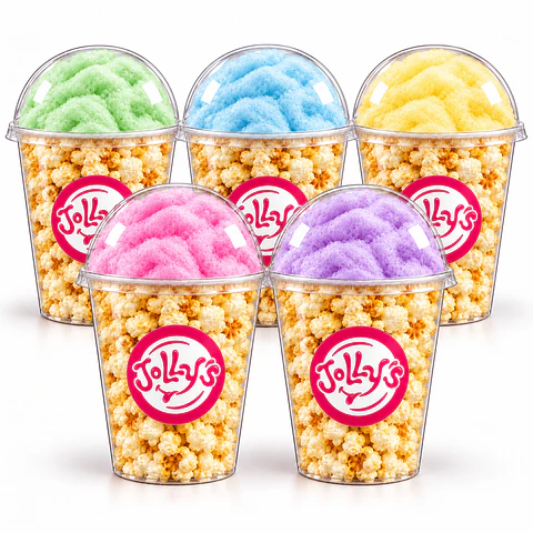 Mix Vaso Algodón de Azúcar y Cabritas - 12oz