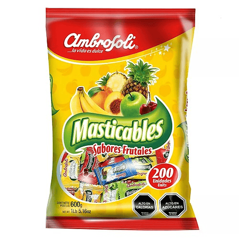 MASTICABLES - 200 UNIDADES (600GR)