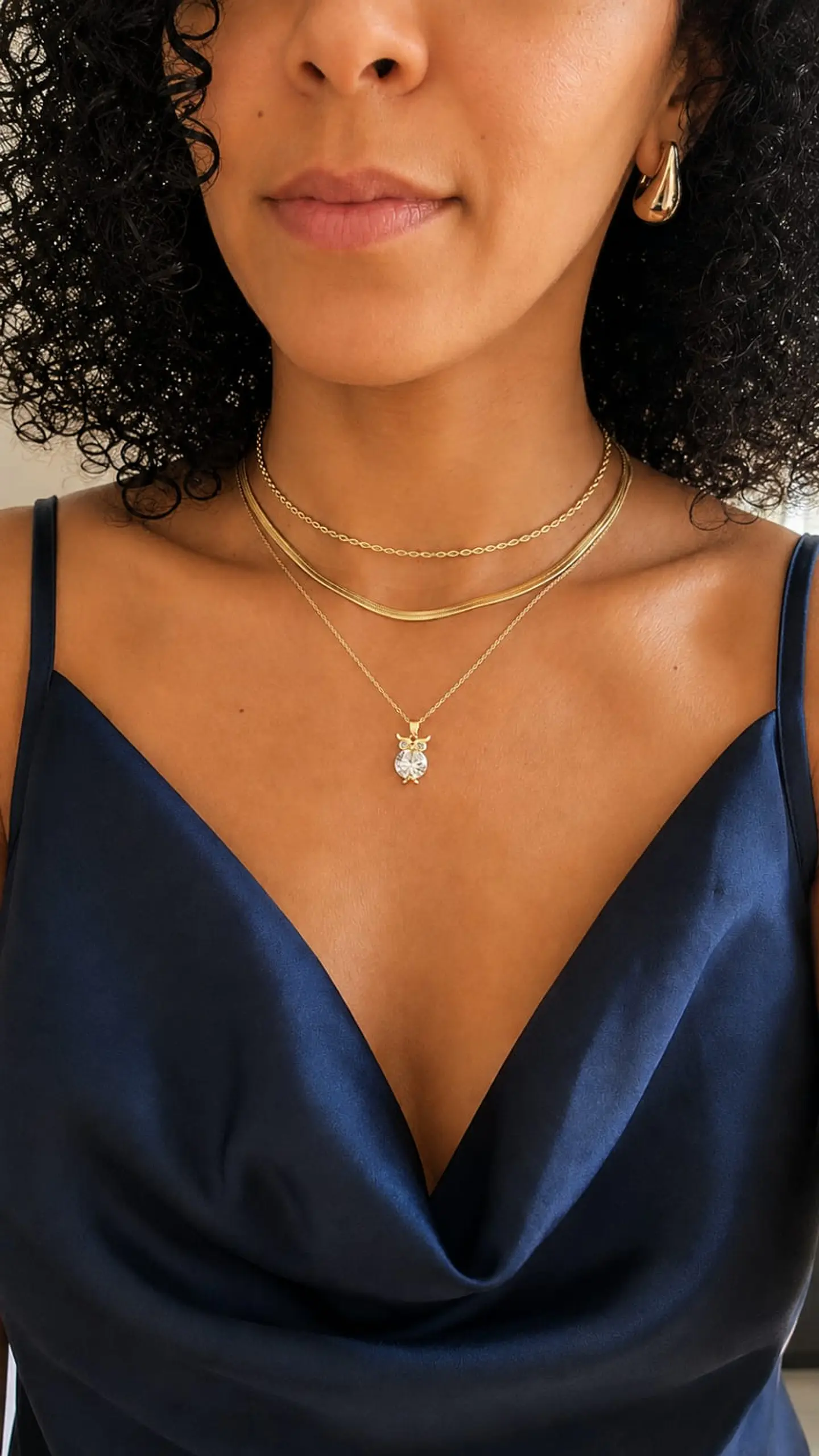 Colar choker aro maleável 4mm Banhado a ouro 2