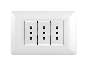 TOMACORRIENTE TRIPLE 10A 250V BLANCO WANT