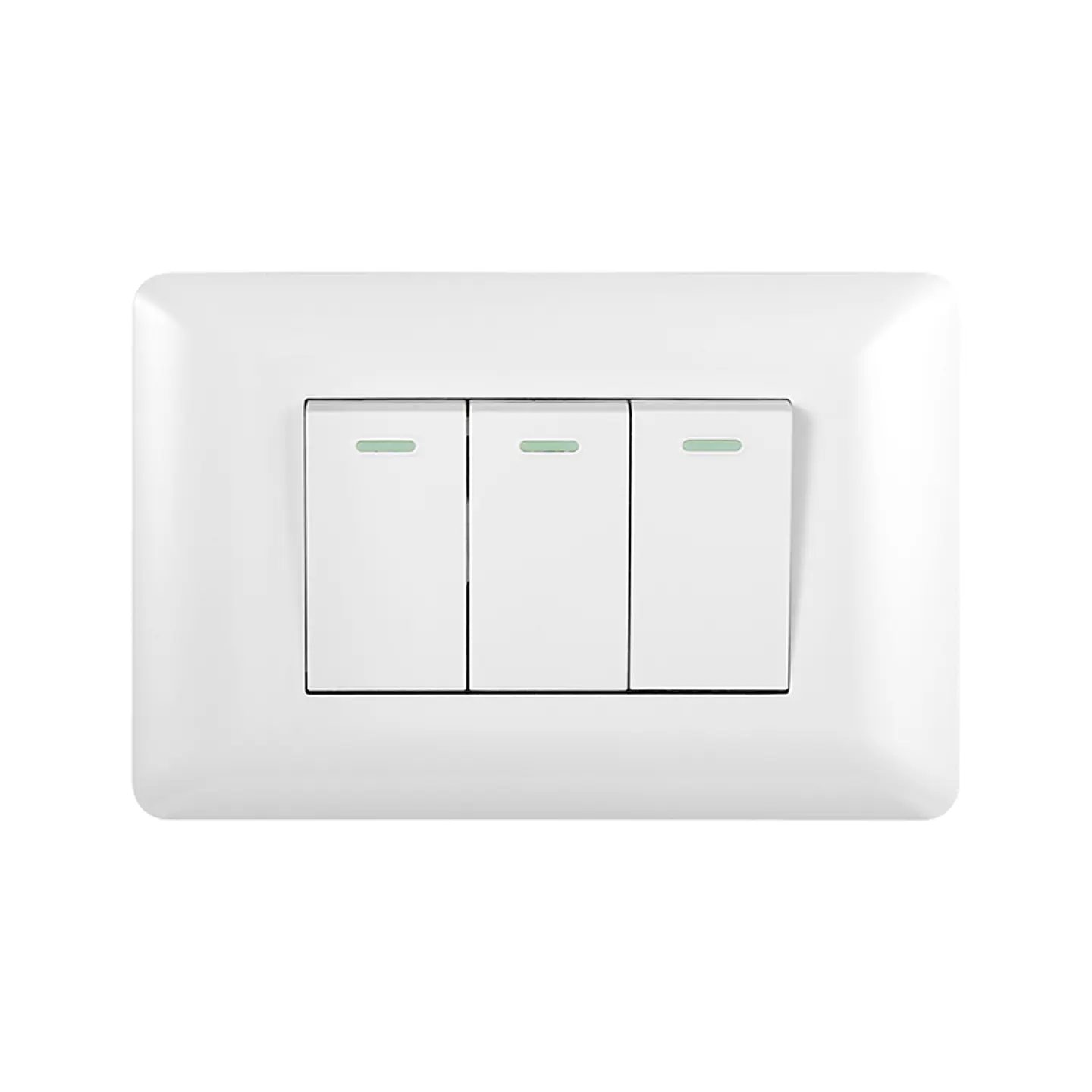 INTERRUPTOR TRIPLE 9/32 10A 250V BLANCO WANT 1