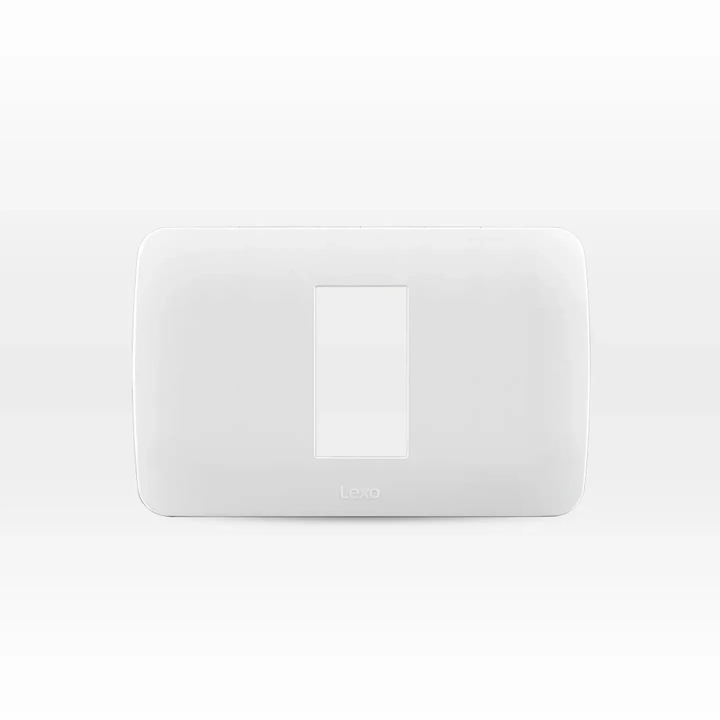 PLACA 1 MÓDULO COLOR BLANCO LEXO 1