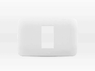 PLACA 1 MÓDULO COLOR BLANCO LEXO