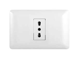 TOMACORRIENTE SIMPLE 10/16A 250V BLANCO WANT