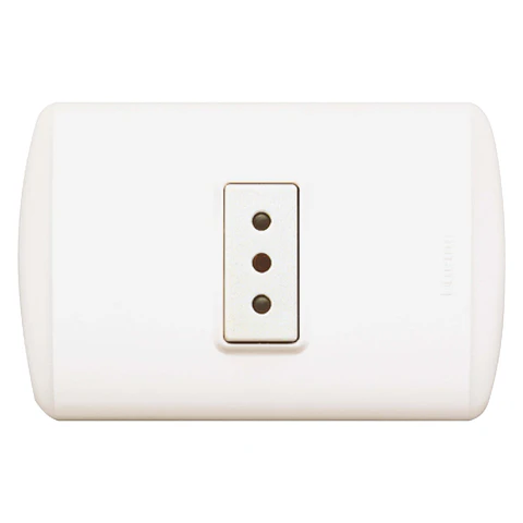 TOMA 2P+T 10A 250 VAC BLANCO MODUS PLUS DE BTICINO