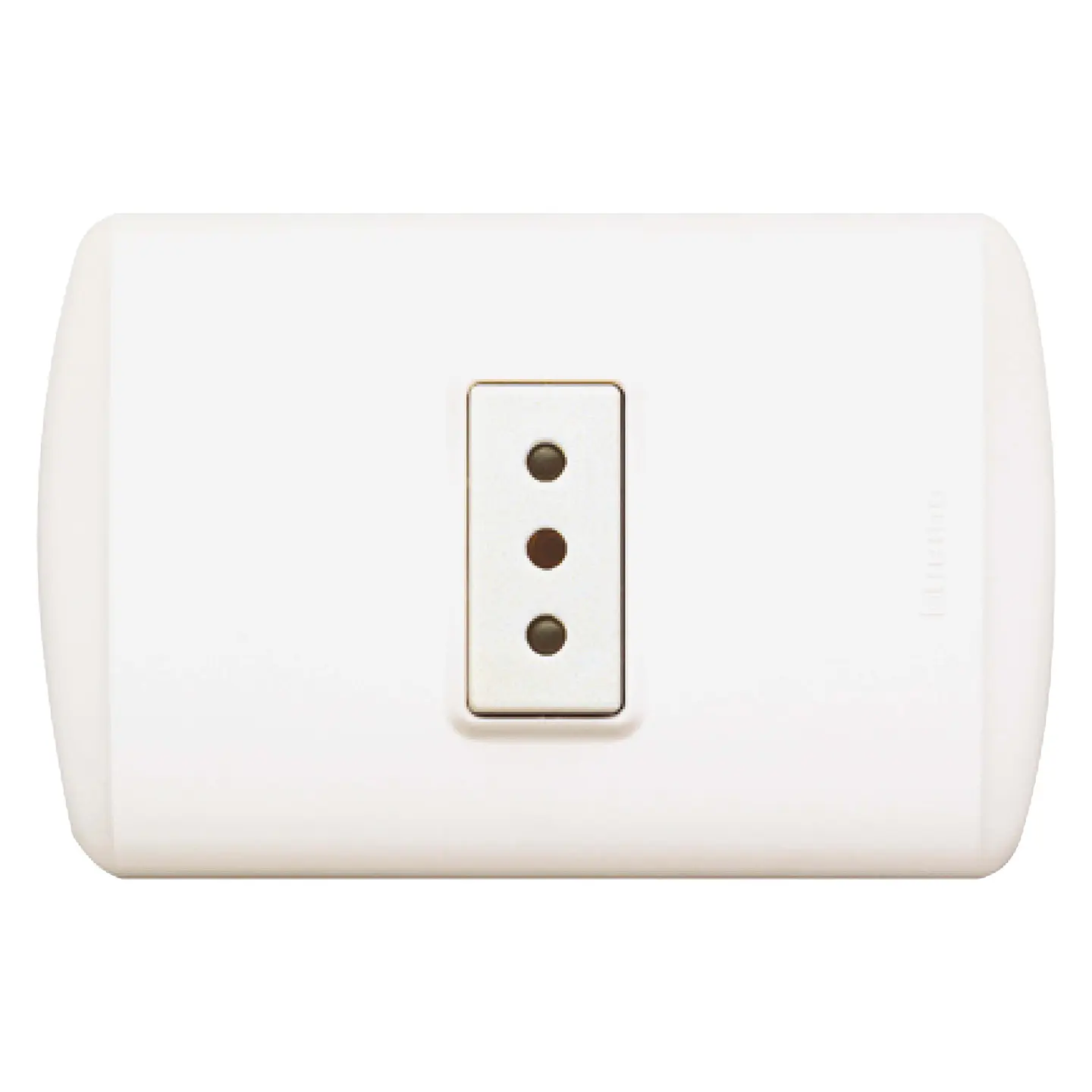 TOMA 2P+T 10A 250 VAC BLANCO MODUS PLUS DE BTICINO 1