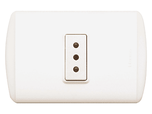 TOMA 2P+T 10A 250 VAC BLANCO MODUS PLUS DE BTICINO