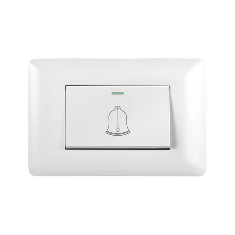 INTERRUPTOR PULSADOR SIMPLE 10A 250V BLANCO WANT