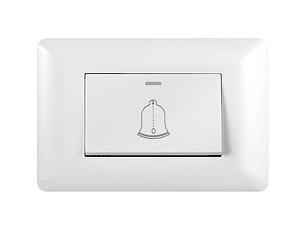 INTERRUPTOR PULSADOR SIMPLE 10A 250V BLANCO WANT