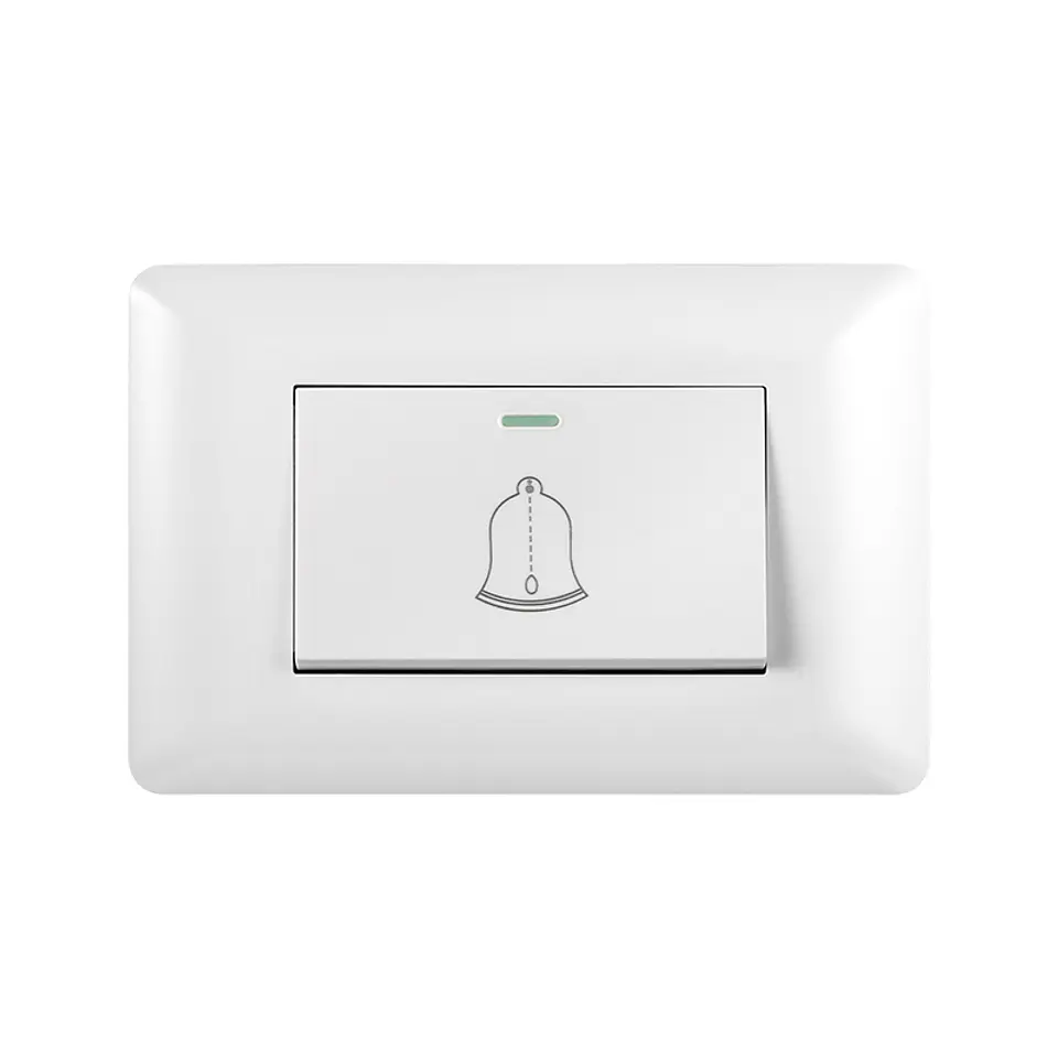 INTERRUPTOR PULSADOR SIMPLE 10A 250V BLANCO WANT 1