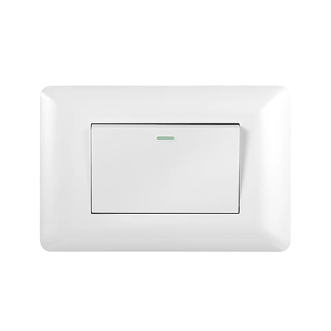 INTERRUPTOR SIMPLE 9/24 10A 250V BLANCO WANT