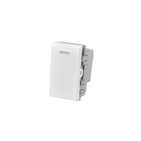 MODULO INTERRUPTOR 9/12 10A 250V BLANCO WANT