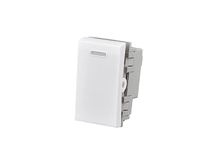 MODULO INTERRUPTOR 9/12 10A 250V BLANCO WANT
