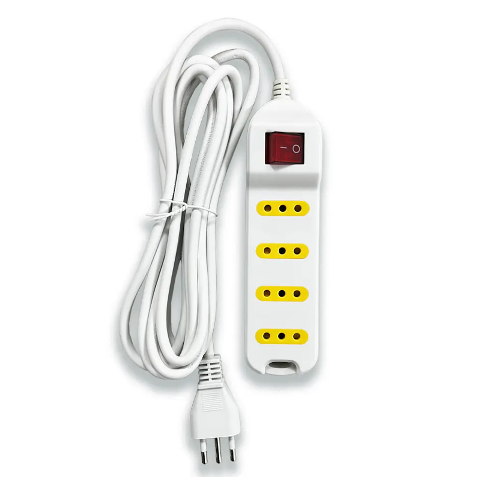 ALARGADOR C/INTERRUPTOR 4 POS 3 MTS BLANCO UYUSTOOLS 1