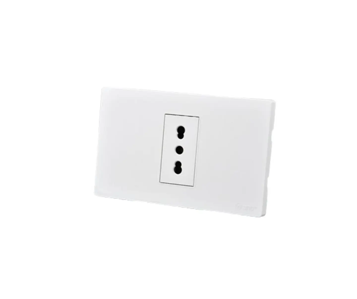TOMACORRIENTE SIMPLE MET 16A BLANCO WANT 1