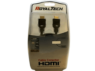 CABLE HDMI ROYALTECH 1.8MTS 19PIN M-M ROYALTECH