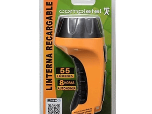 LINTERNA LED 55LM RECARGABLE CERTIFICADA SEC