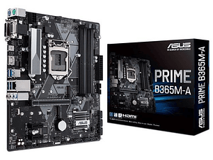 PLACA MADRE ASUS PRIME B365M-A, S-1151, INTEL B365, HDMI, 64GB DDR4 PARA INTEL, MATX