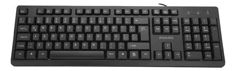 TECLADO ALÁMBRICO USB PHILIPS K234 SPK6234 1