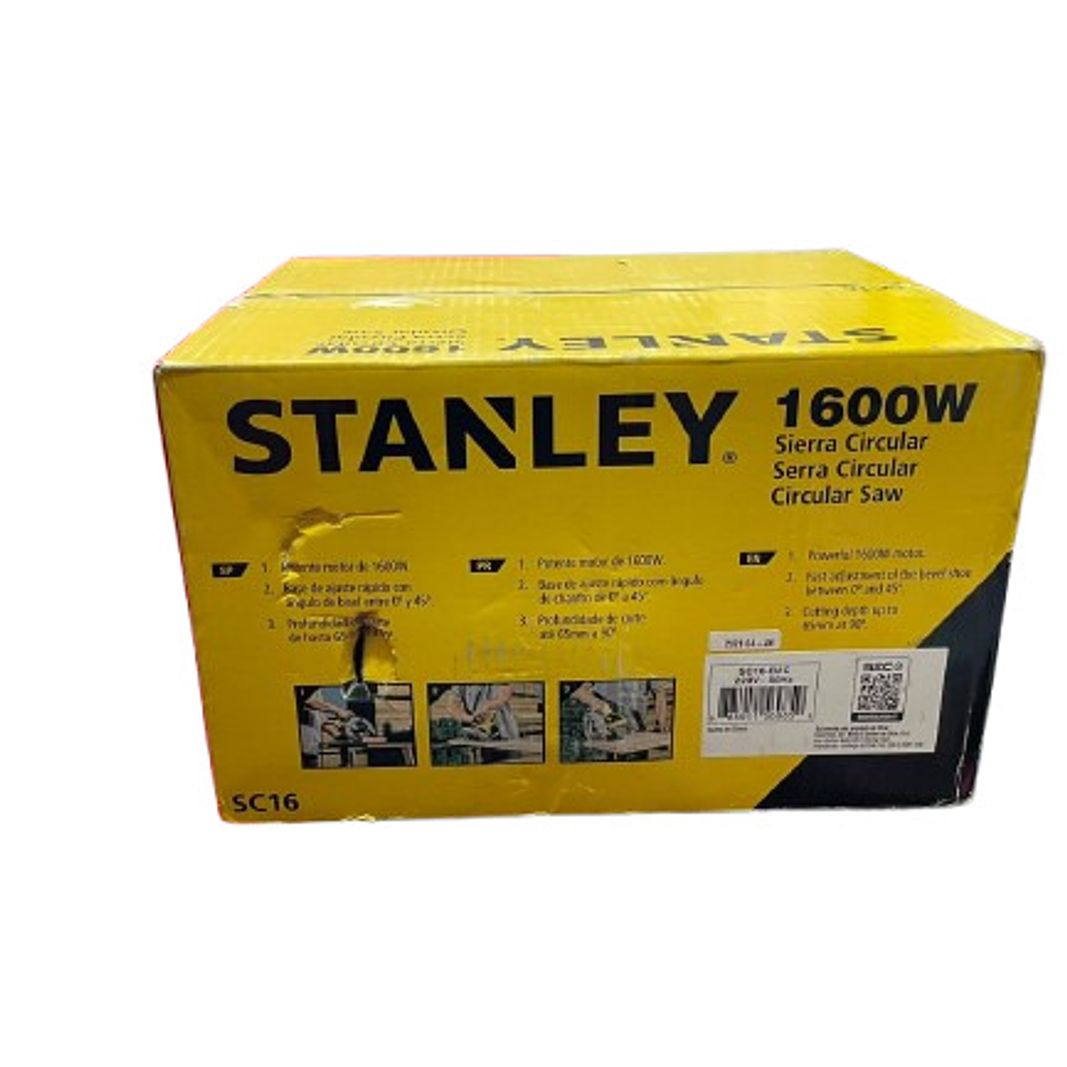 SIERRA CIRCULAR STANLEY SC16-B2C 7.1/4 1600 W 220 V 2