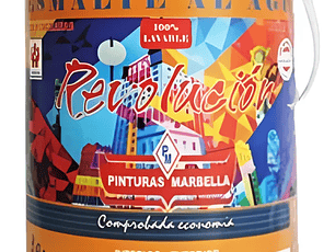 ESMALTE AL AGUA ANTIHONGOS MARBELLA 1/4 GALÓN AMARILLO REY