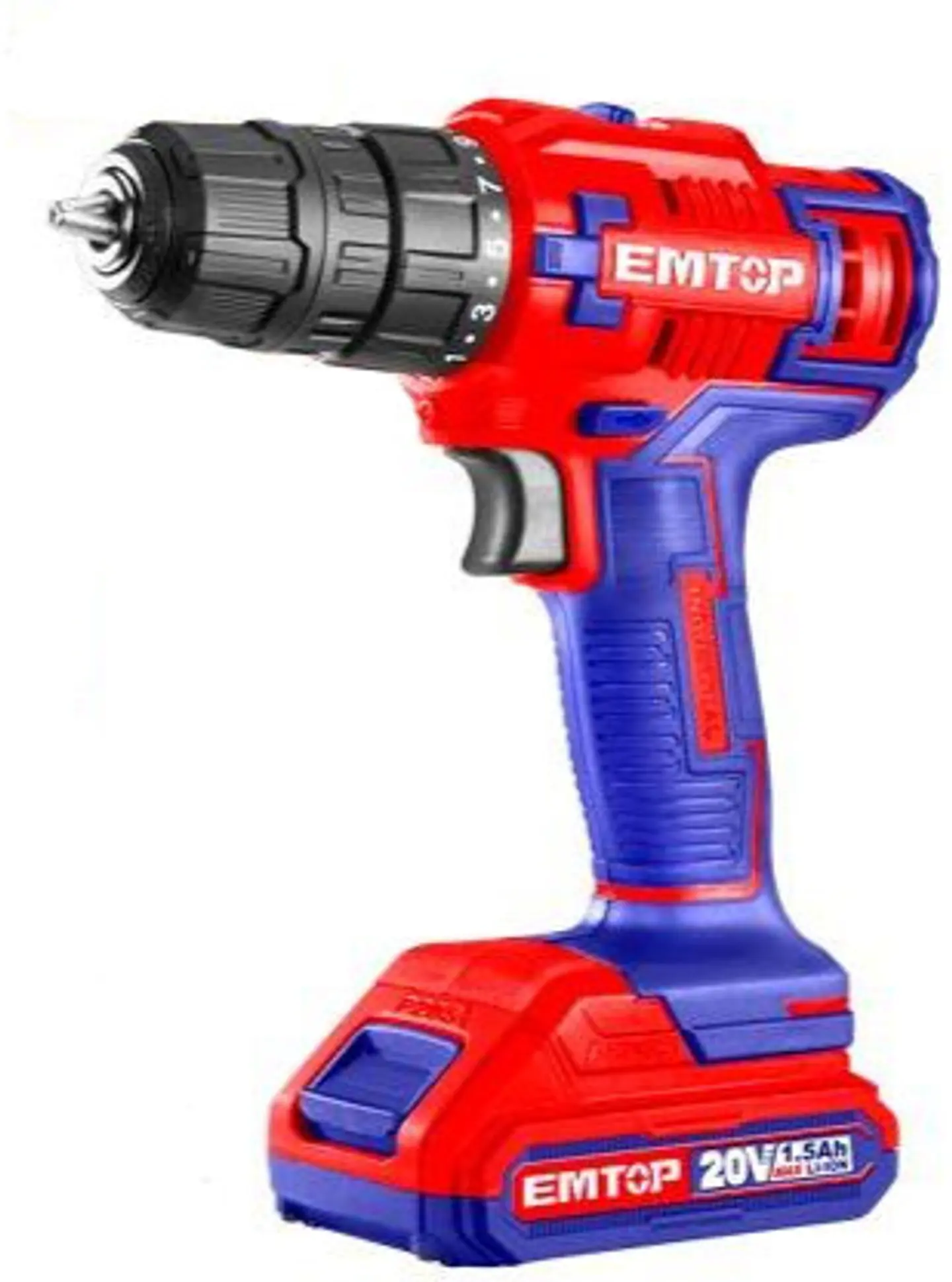 TALADRO INALAMBRICO 20V 1BAT ECDL620011 EMTOP 1