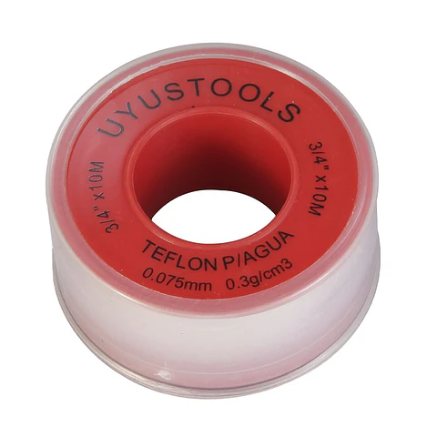 TEFLON P/AGUA 3/4″X10MX0.3G/CM3 UYU