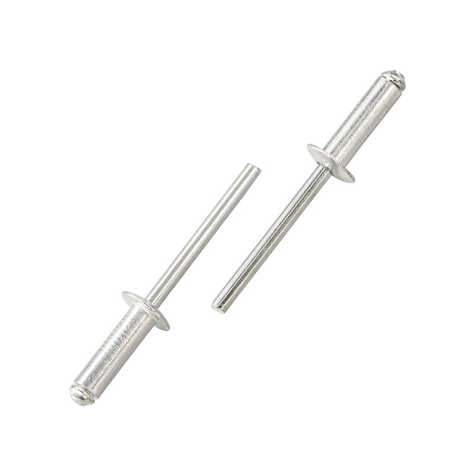 REMACHE T/POP ABIERTO ALUM. 4.0X8MM 100UN/SET UYU 1