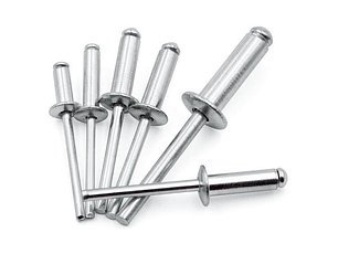 REMACHE T/POP ABIERTO ALUM. 4.8X10MM 100UN/SET UYU