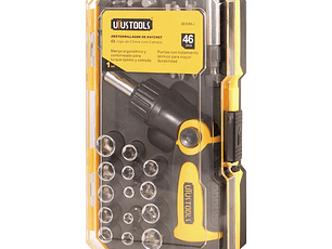 DESTORNILLADOR DE RATCHET CJ15 46PCS UYU (F)