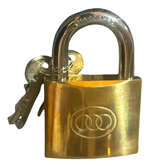 CANDADO DE SEGURIDAD 38 MM 3 LLAVES TRI-CIRCLE