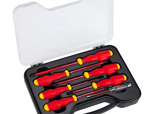 JUEGO DESTORNILLADOR AISLADO STANLEY 7 PCS STMT60175-LA