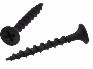 TORNILLO VOLCANITA NEGRO 6X1-1/4