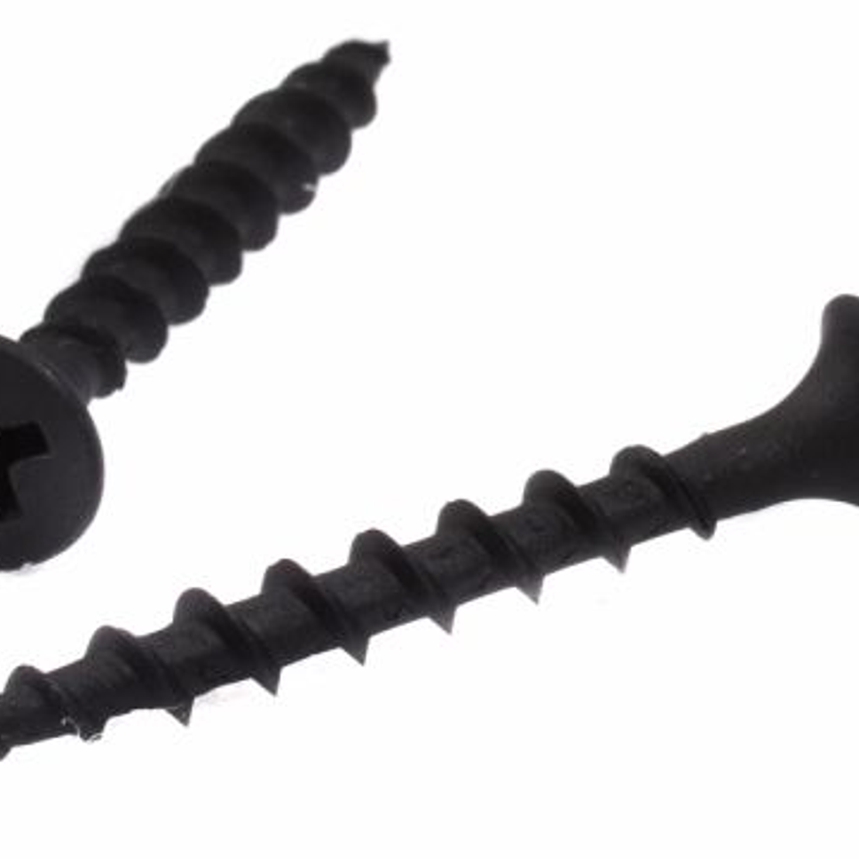 TORNILLO VOLCANITA NEGRO 6X1-1/4