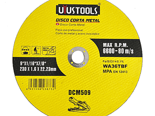 DISCO CORTE METAL 9″ x 1.6 x 22.2 UYUSTOOLS
