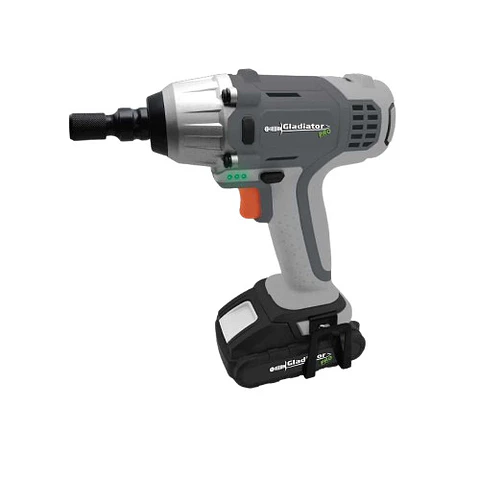 LLAVE ATORNILLADOR DE IMPACTO INALÁMBRICA 1/2" 18V + BATERÍA + CARGADOR ALI 812/18 GLADIATOR MI-GLA-054333