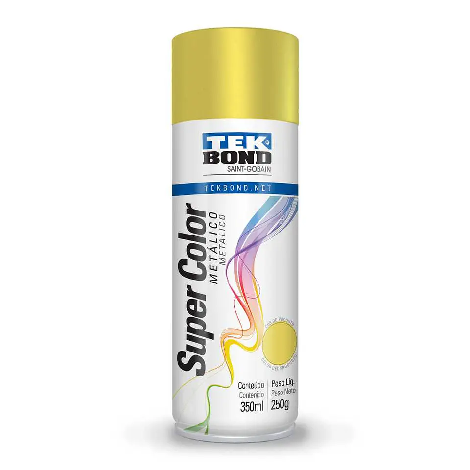 PINTURA SPRAY ACRILICA ORO METÁLICO 350ML USO GENERAL 1