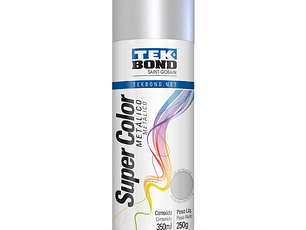 PINTURA SPRAY ACRILICA PLATA METÁLICO 350ML USO GENERAL