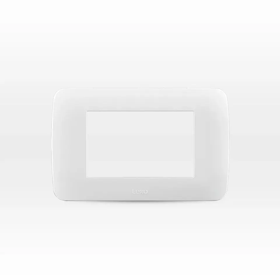 PLACA 3 MÓDULOS COLOR BLANCO 1