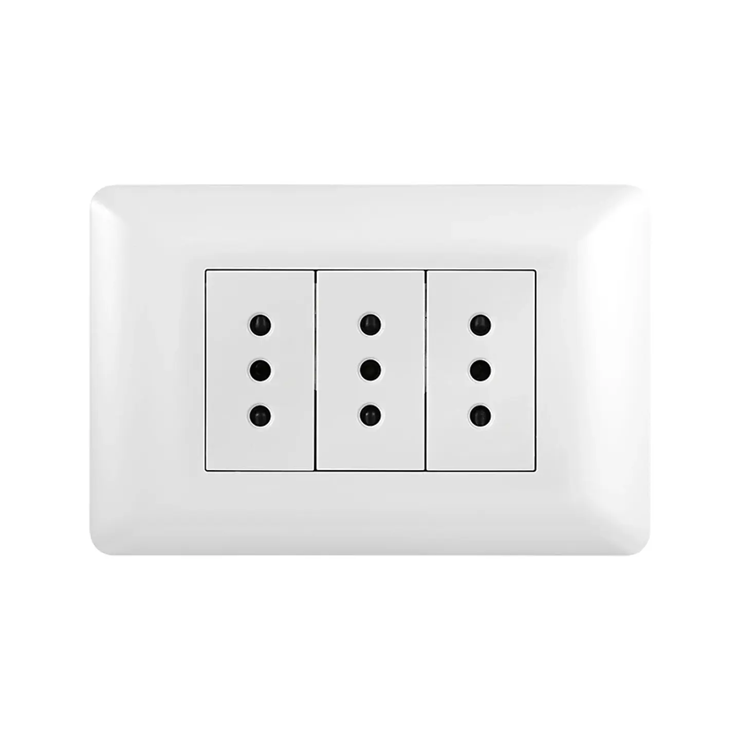 TOMACORRIENTE TRIPLE 10A 250V BLANCO WANT 1
