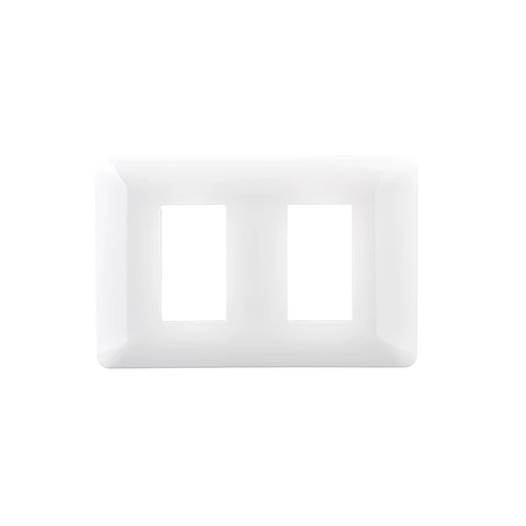 PLACA DOBLE CON SOPORTE BLANCO WANT