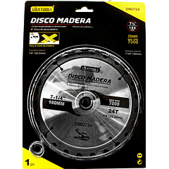 DISCO SIERRA 7 1/4″ MADERA X 24 DTES